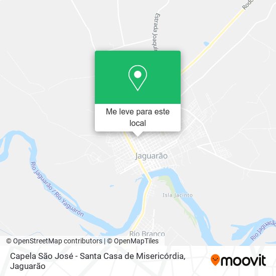 Capela São José - Santa Casa de Misericórdia mapa