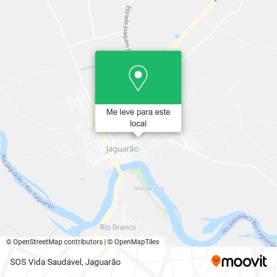 SOS Vida Saudável mapa