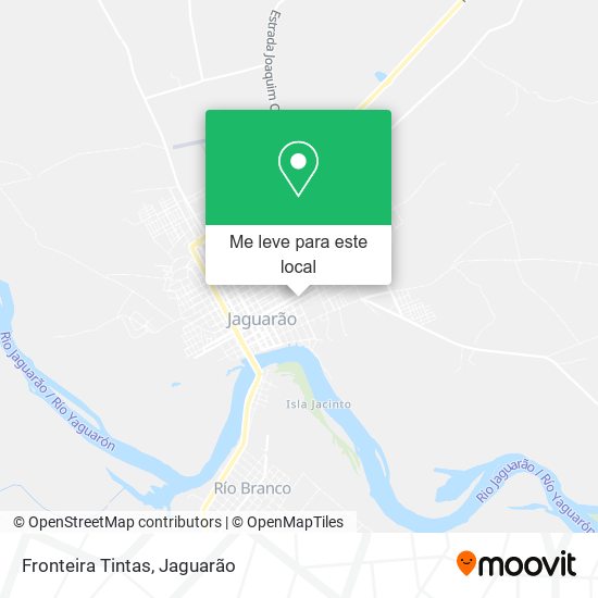 Fronteira Tintas mapa