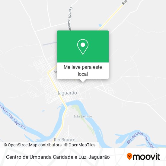 Centro de Umbanda Caridade e Luz mapa