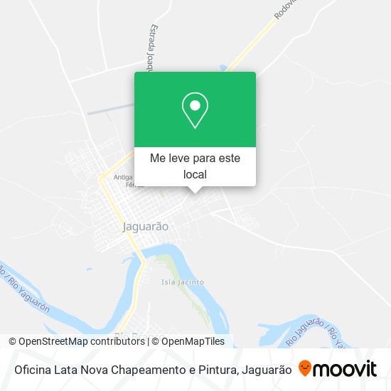 Oficina Lata Nova Chapeamento e Pintura mapa