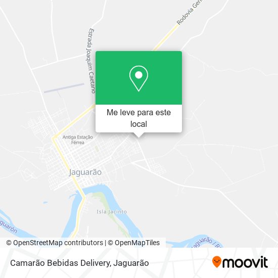 Camarão Bebidas Delivery mapa