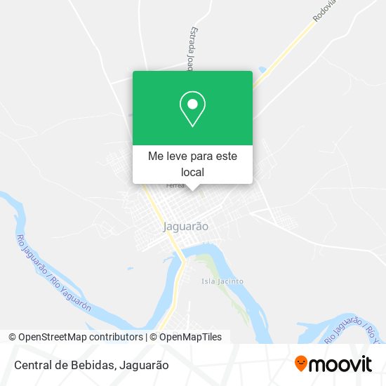 Central de Bebidas mapa