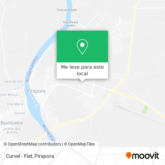 Curvel - Fiat mapa
