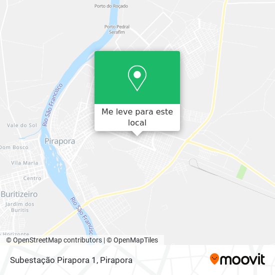 Subestação Pirapora 1 mapa