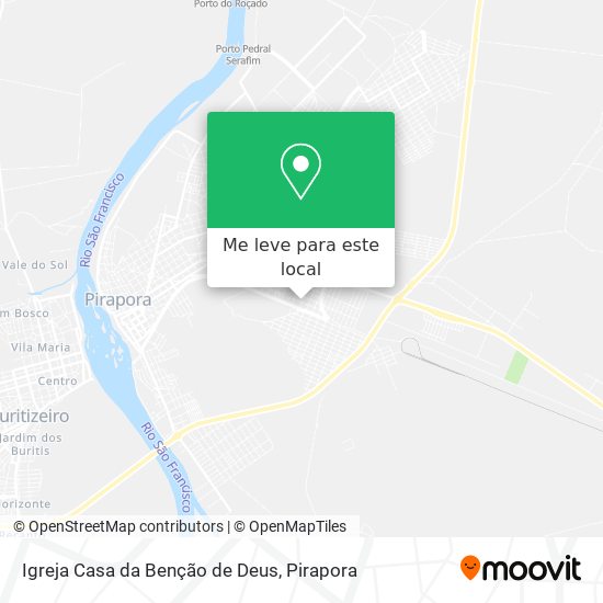 Igreja Casa da Benção de Deus mapa