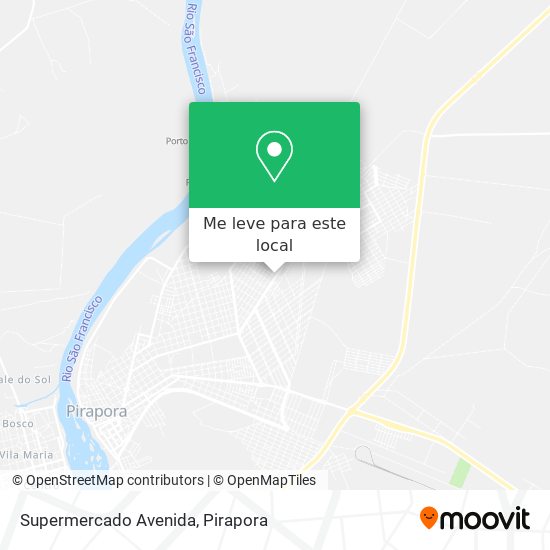 Supermercado Avenida mapa