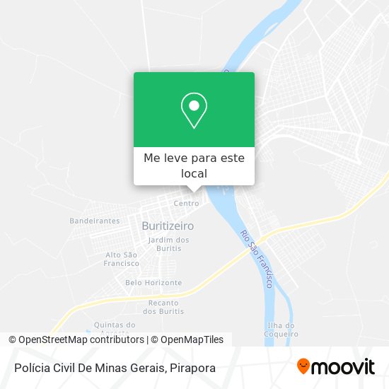 Polícia Civil De Minas Gerais mapa