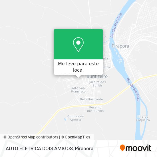 AUTO ELETRICA DOIS AMIGOS mapa