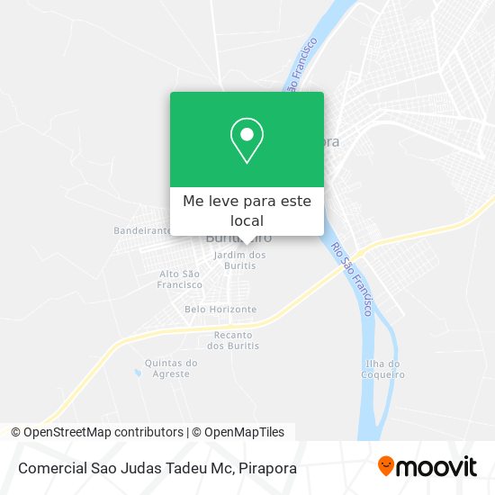 Comercial Sao Judas Tadeu Mc mapa