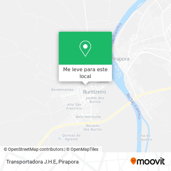 Transportadora J.H.E mapa