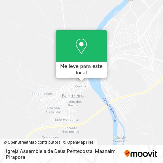 Igreja Assembleia de Deus Pentecostal Maanaim mapa