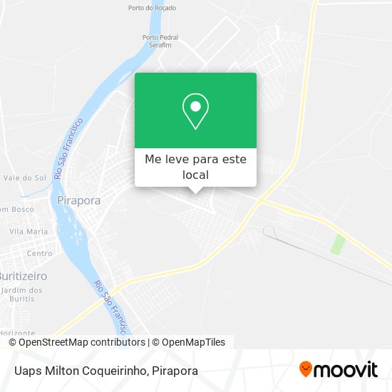 Uaps Milton Coqueirinho mapa