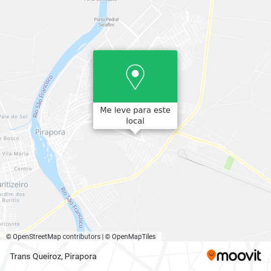 Trans Queiroz mapa