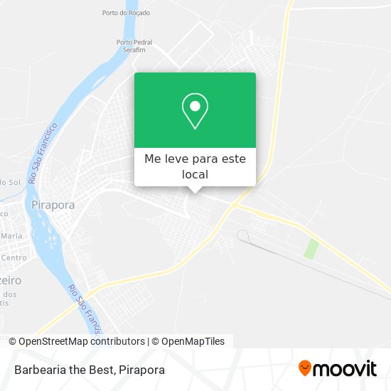 Barbearia the Best mapa