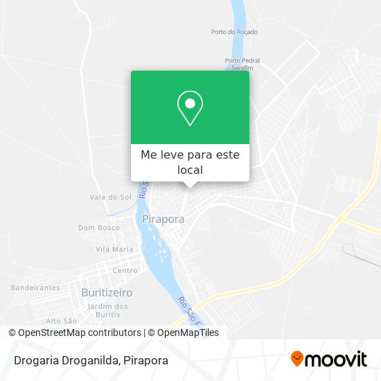 Drogaria Droganilda mapa