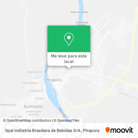 Spal Indústria Brasileira de Bebidas S / A. mapa