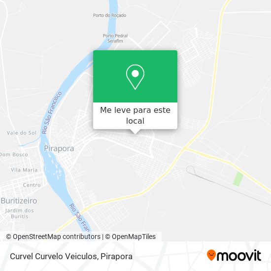 Curvel Curvelo Veiculos mapa