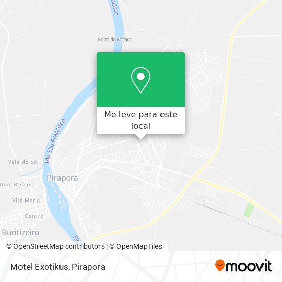 Motel Exotikus mapa