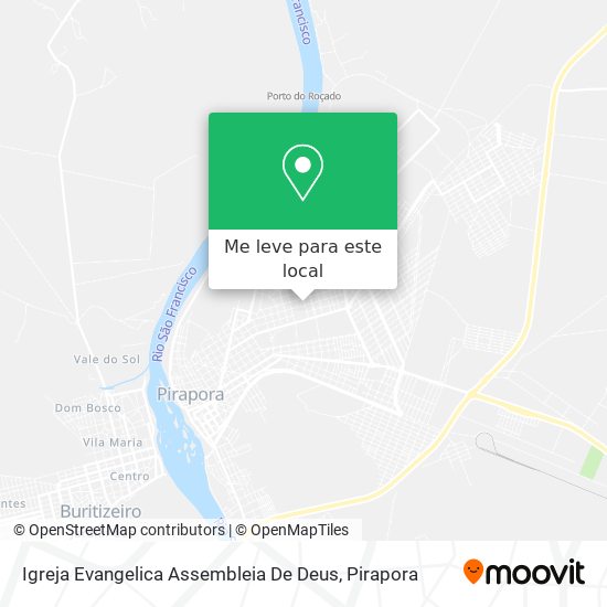 Igreja Evangelica Assembleia De Deus mapa