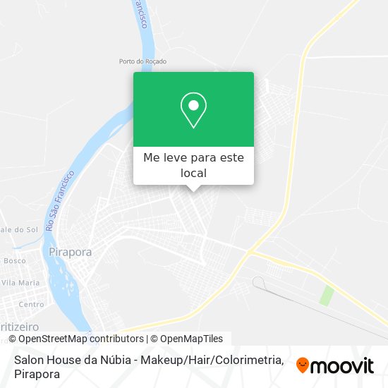Salon House da Núbia - Makeup / Hair / Colorimetria mapa