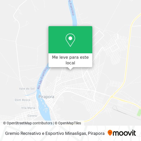 Gremio Recreativo e Esportivo Minasligas mapa