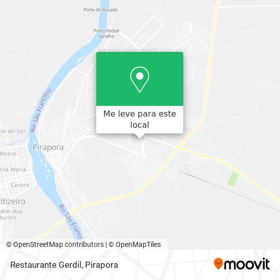 Restaurante Gerdil mapa