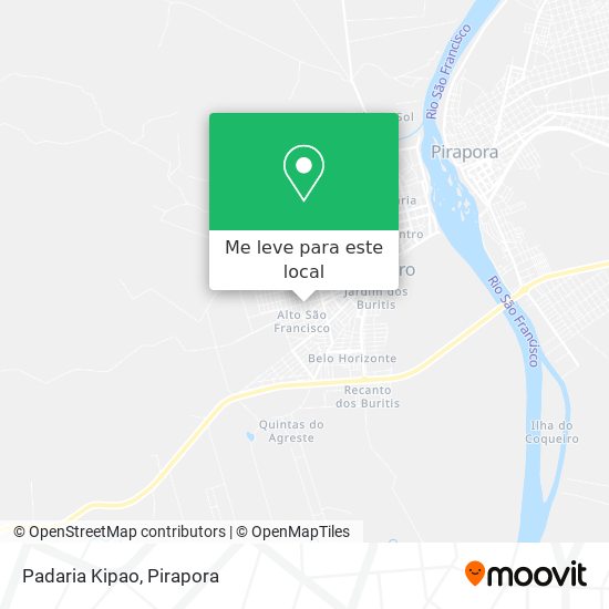 Padaria Kipao mapa