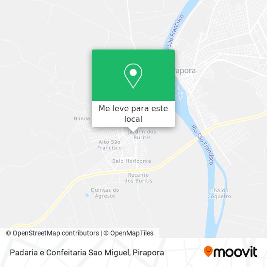 Padaria e Confeitaria Sao Miguel mapa