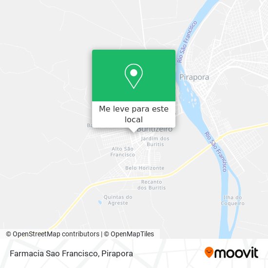 Farmacia Sao Francisco mapa