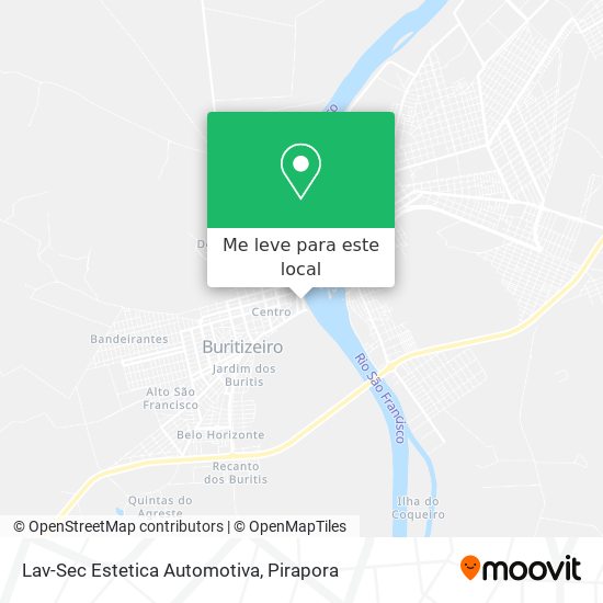 Lav-Sec Estetica Automotiva mapa