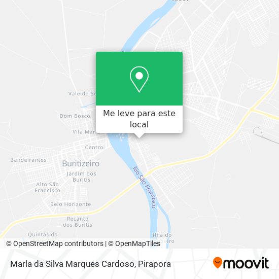 Marla da Silva Marques Cardoso mapa