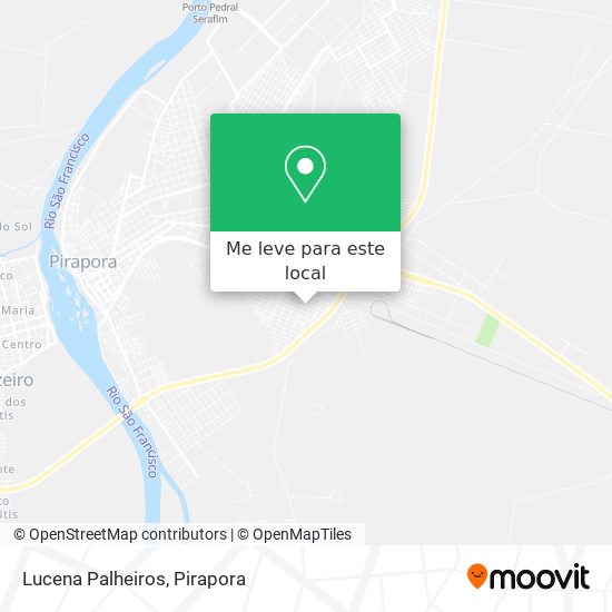 Lucena Palheiros mapa