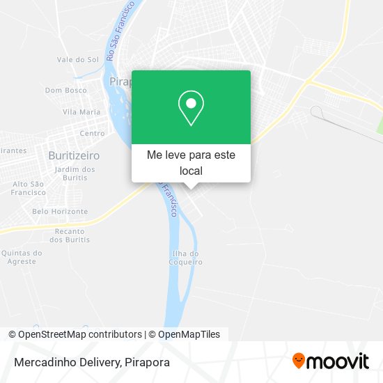 Mercadinho Delivery mapa
