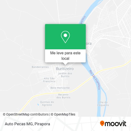 Auto Pecas MG mapa