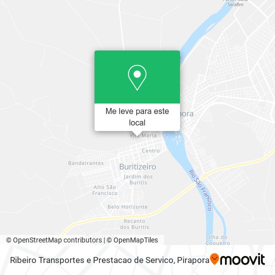 Ribeiro Transportes e Prestacao de Servico mapa