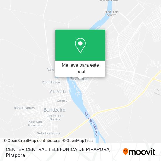 CENTEP CENTRAL TELEFONICA DE PIRAPORA mapa