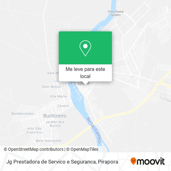 Jg Prestadora de Servico e Seguranca mapa