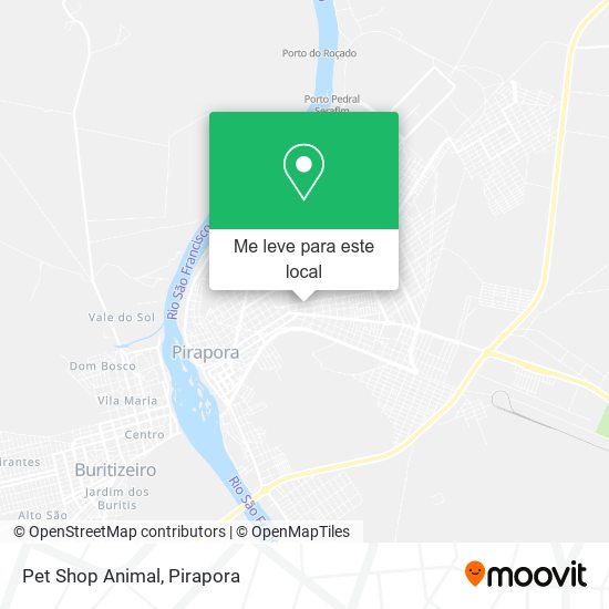 Pet Shop Animal mapa