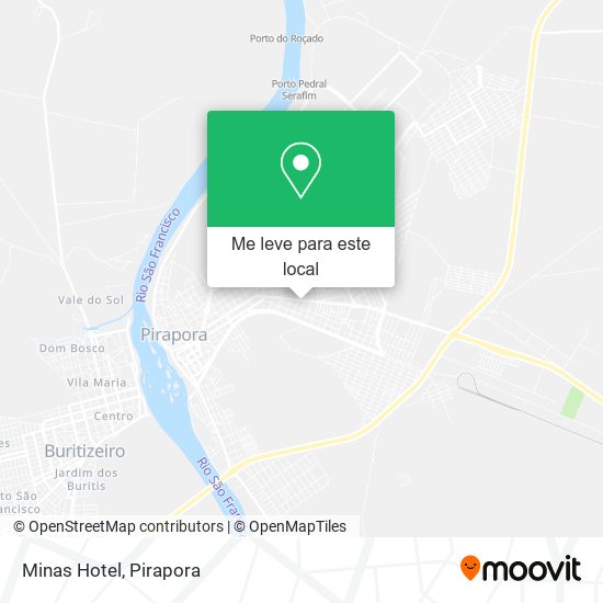 Minas Hotel mapa