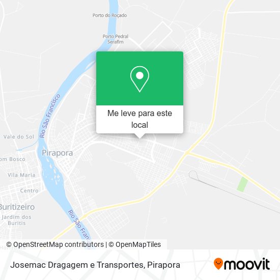 Josemac Dragagem e Transportes mapa