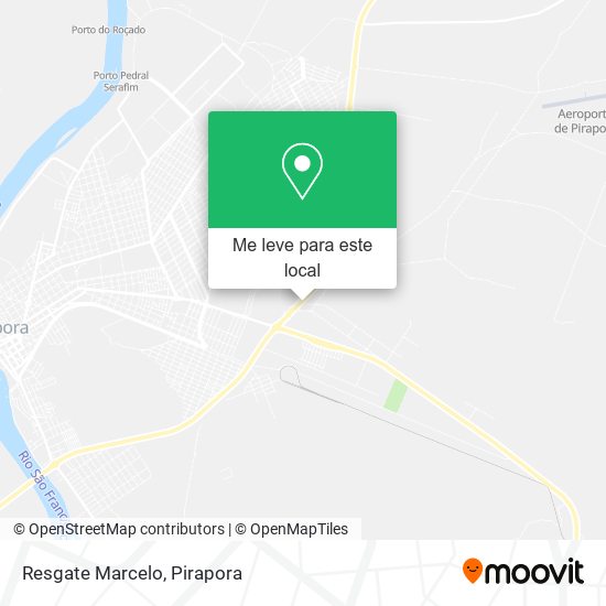 Resgate Marcelo mapa
