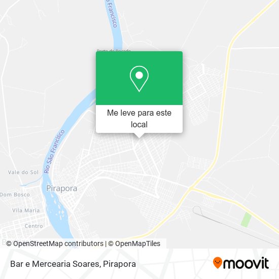 Bar e Mercearia Soares mapa