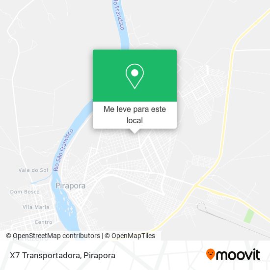 X7 Transportadora mapa