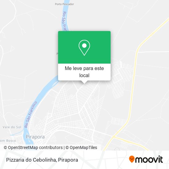 Pizzaria do Cebolinha mapa