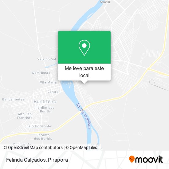 Felinda Calçados mapa