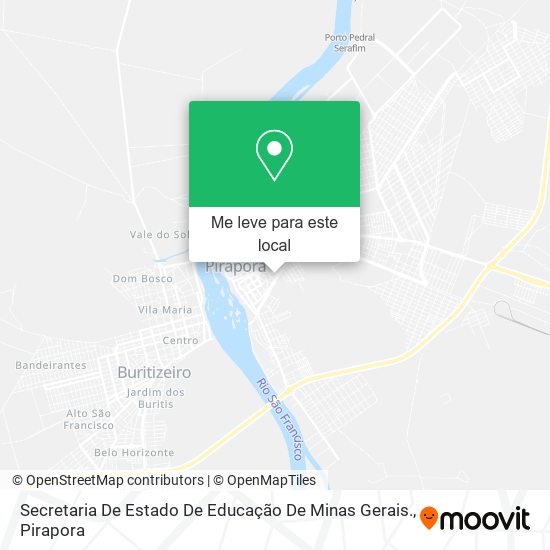 Secretaria De Estado De Educação De Minas Gerais. mapa