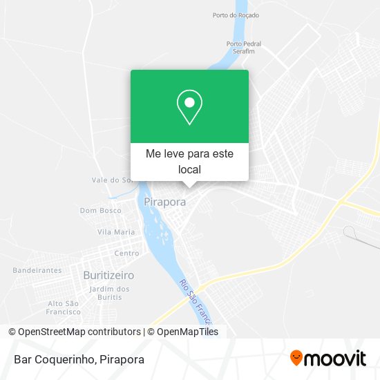 Bar Coquerinho mapa