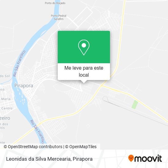 Leonidas da Silva Mercearia mapa