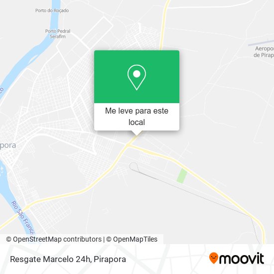 Resgate Marcelo 24h mapa